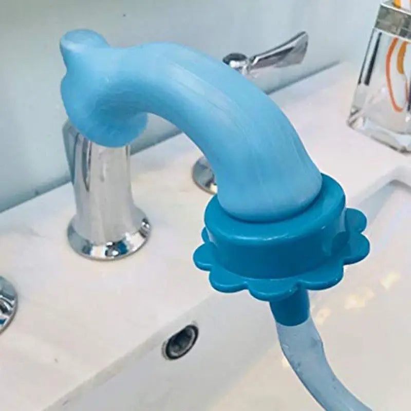 Pet Bath Tub Faucet Sprayer, 5 Ft Ultra-Flex Dog Shower Hose Adapter, Slip-On Pet Showerhead, No Install, Universal Size